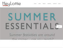 Tablet Screenshot of heylottie.com